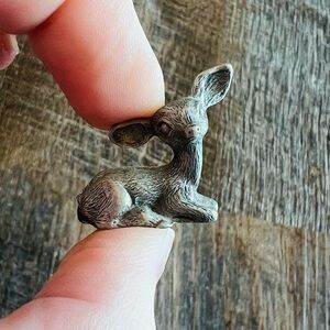 Vintage Pewter Fawn Figurine – Rawcliffe Collectible